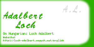 adalbert loch business card